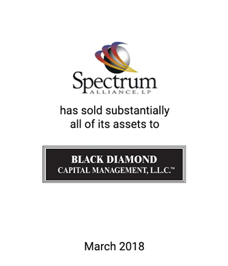 Griffin Advises Spectrum Alliance, LP on 363 Sale of Assets to Black Diamond Capital Management, LLC