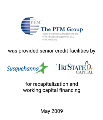 Griffin Serves as Exclusive Financial Advisor and Placement Agent to The PFM Group
